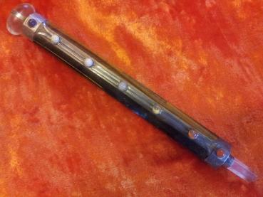 Healing wand from India 7 chakras, 23cm, tiger eye with precious stones