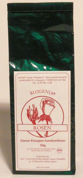 Biogenia Rosenblüten-Tee, 50g